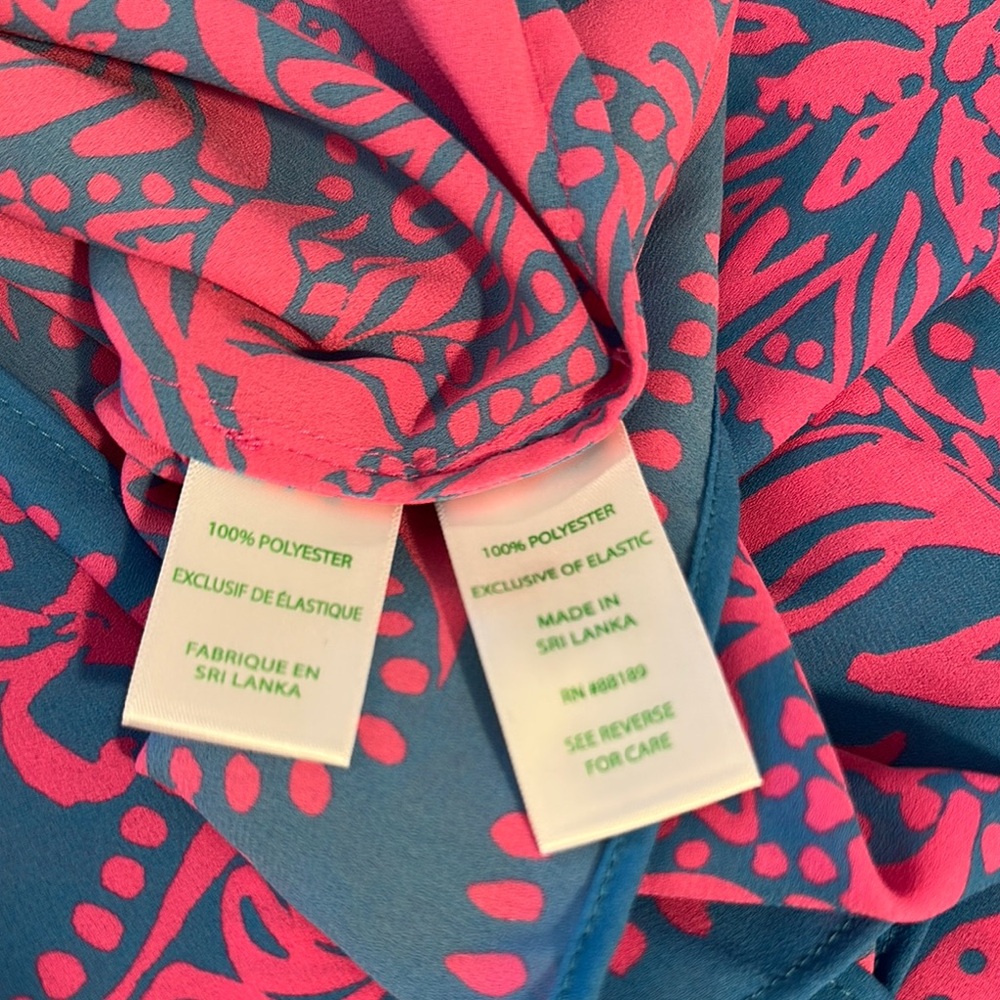 ππLilly Pulitzer Maryellen Long Sleeve Off the Shoulder Top - Picture 8 of 12